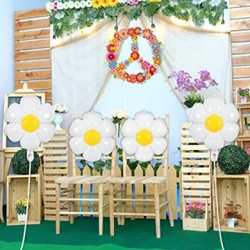 Vibrant 21 Pcs Flower Balloons for Every Celebration