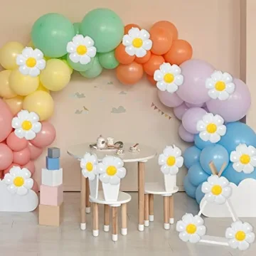 Vibrant 21 Pcs Flower Balloons for Every Celebration