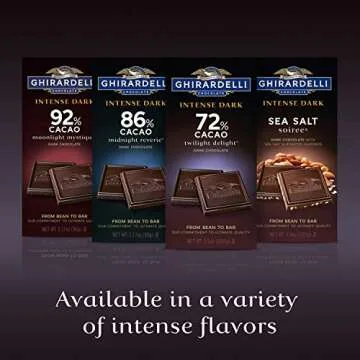 Ghirardelli 86% Cacao Dark Chocolate Bar, 6 Pack