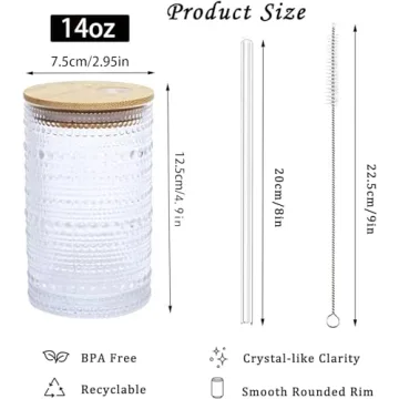 CAYOREPO Vintage Drinking Glasses Set - Stylish & Durable