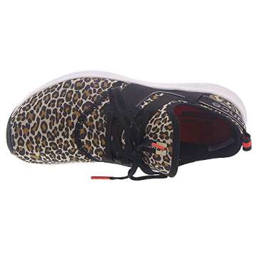 New Balance Women's FuelCore Nergize Sport V1 Sneaker, Leopard/Black, 12 Wide