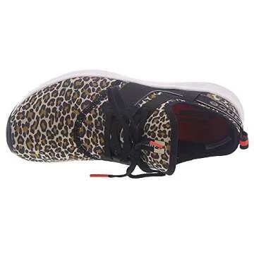 New Balance Women's FuelCore Nergize Sport V1 Sneaker, Leopard/Black, 12 Wide