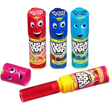Push Pop Halloween Candy 24Ct Assorted Flavors