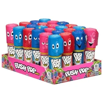 Push Pop Halloween Candy 24Ct Assorted Flavors