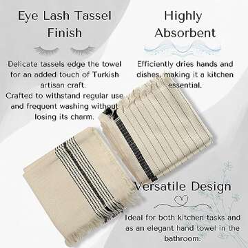 The Loomia Turkish 100% Cotton Blanket and Hand Towel Set of Four Bundle Housewarming Gift