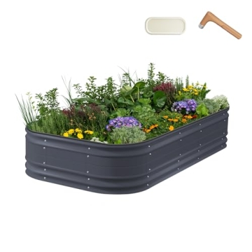 Vego Garden 17" Tall 10 in 1 Novel Modular Raised Garden Bed Kit For a Beautiful Garden