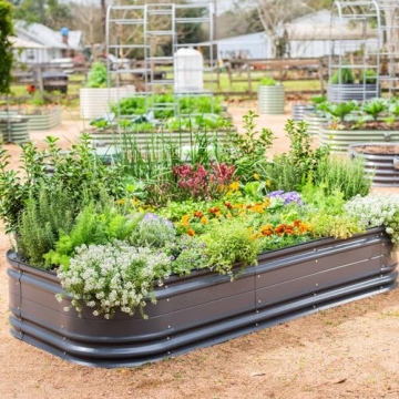 Vego Garden 17" Tall 10 in 1 Modular Raised Garden Bed Kit
