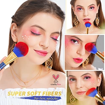 Docolor 19Pcs Makeup Brush Set Premium Gift for All