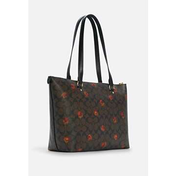 Coach Women's Gallery Tote (Gold Brown Black Multi)