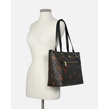Coach Women's Gallery Tote (Gold Brown Black Multi)