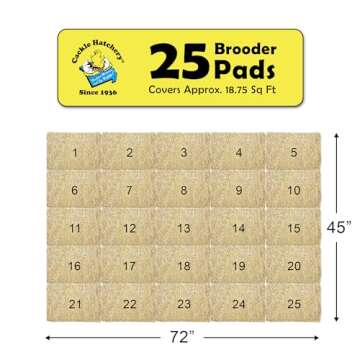Cackle Hatchery Excelsior Brooder Pads - 25 Pack