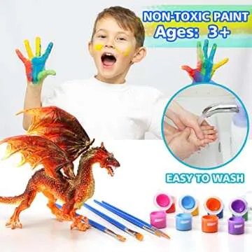 Creative SOLDAY Paint Your Own Dragon Kits for Kids