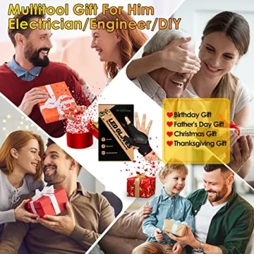 LED Flashlight Gloves Rechargeable Men's Gift for Christmas