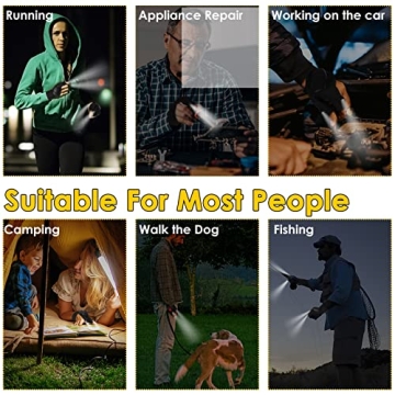 LED Flashlight Gloves Rechargeable Men's Gift for Christmas