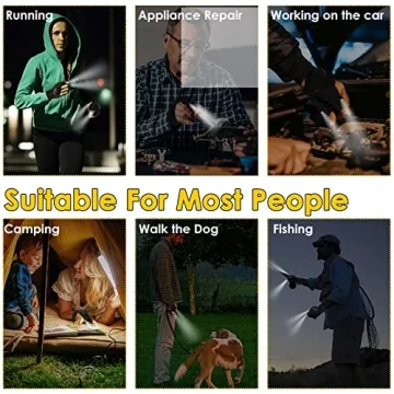 LED Flashlight Gloves Rechargeable Men's Gift for Christmas