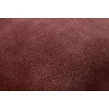 Loloi Liza Pillow, 18'' x 18'' Cover w/Down, Wine