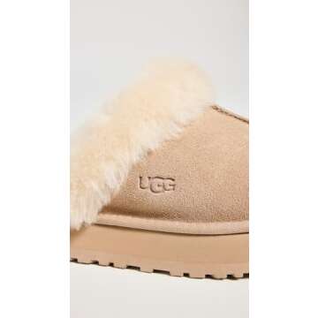 UGG DISQUETTE Slipper for Women - Quality Comfort in Sand