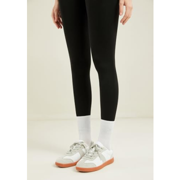 UBFEN Women's Retro Sneakers Stylish Comfortable White Grey