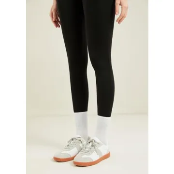 UBFEN Women's Retro Sneakers Stylish Comfortable White Grey