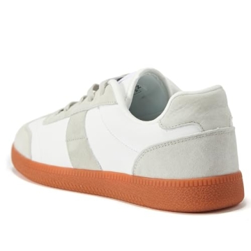 UBFEN Women's Retro Sneakers Stylish Comfortable White Grey