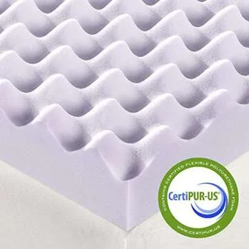 Comfortable King Memory Foam Mattress Topper for Soothing Sleep