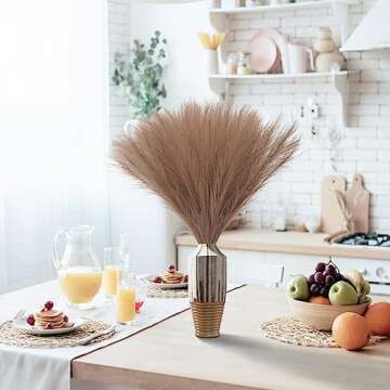 Exquisite Faux Pampas Grass Decor for Elegant Homes