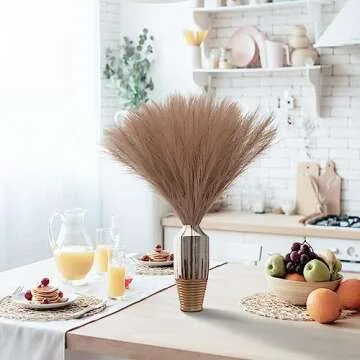 Exquisite Faux Pampas Grass Decor for Elegant Homes
