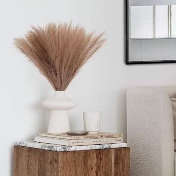 Exquisite Faux Pampas Grass Decor for Elegant Homes