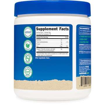 Nutricost Organic Chlorella Powder 8oz - 3000mg Per Serving - Non-GMO, Gluten Free