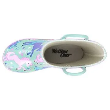 Western Chief Kids Waterproof Rain Boots with Handles