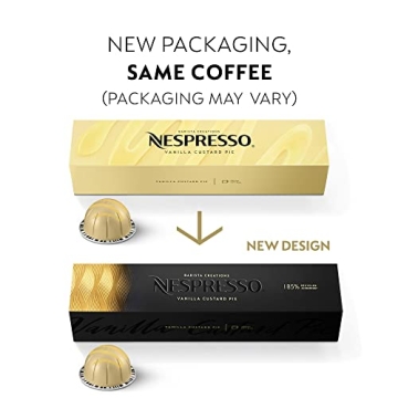 Nespresso Vanilla Custard Pie Capsules for Delish Coffee