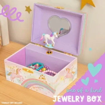 Musical Unicorn Jewelry Box - Magical Gift for Girls