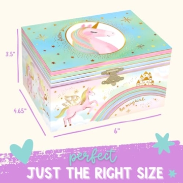 Musical Unicorn Jewelry Box - Magical Gift for Girls