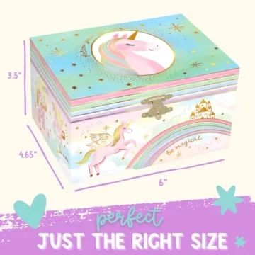 Musical Unicorn Jewelry Box - Magical Gift for Girls