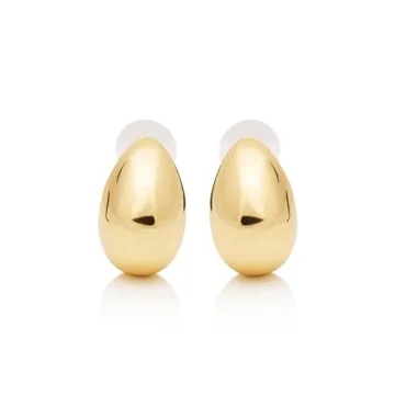 Stylish Kenneth Jay Lane Gold Dome Earrings for Women
