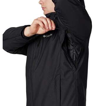 Columbia Men's Whirlibird IV Interchange Jacket, Black, 6X Big