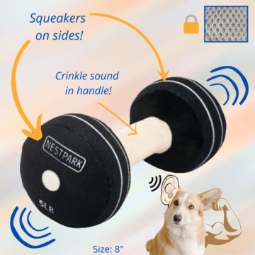 Nestpark Fitness Funny Dog Toys for All Dogs