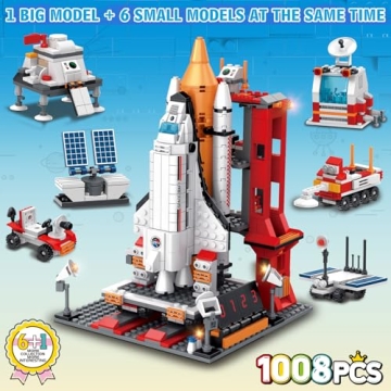 Sitodier 1008pcs Space Shuttle Building Set for Kids
