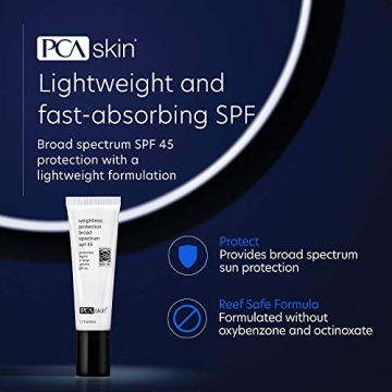 PCA Skin SPF 45 Weightless Facial Sunscreen for All Skin Types