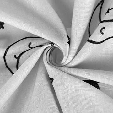 TILLYOU Baby Bassinet Sheets for Girls Boys, Bassinet Mattress Protector, Soft and Breathable, 2-Pack Gray Clouds