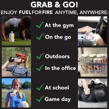 Fuel for Fire Protein Smoothie Pouch - Team Sports Variety (12-Pk) | Healthy Snack & Recovery | No Sugar Added, Dietitian Approved | Functional Fruit Smoothies | Gluten Free, Kosher (4.5oz pouches)