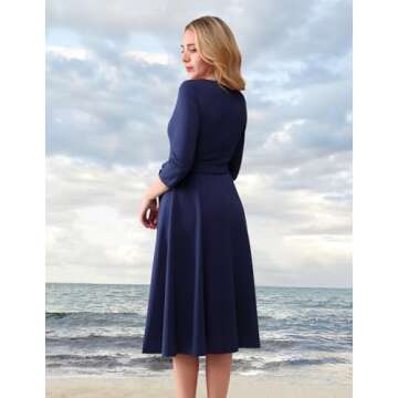 DRESSTELLS Vintage Formal Dress for Women - Elegant Wedding Guest Dress