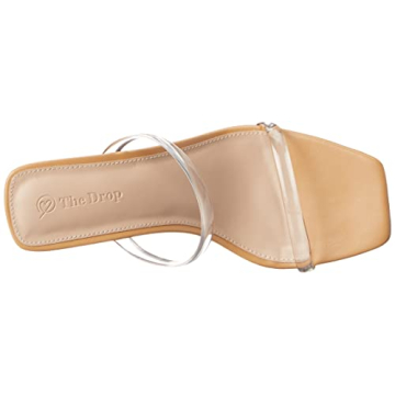 The Drop Women's Avery Square Toe Sandal - Stylish Comfort