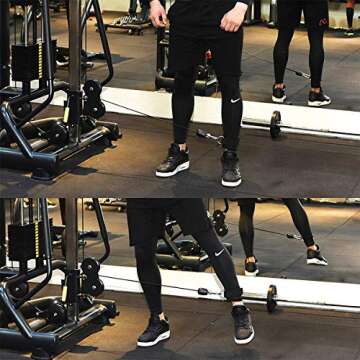 HYVAWO Ankle Straps Neoprene Padded Fitness Wrist Cuffs with D Ring High Strength Exercises Gym Pull...