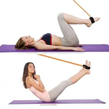 HYVAWO Ankle Straps Neoprene Padded Fitness Wrist Cuffs with D Ring High Strength Exercises Gym Pulley Strap for Cable Machines (Black 2 Pack)