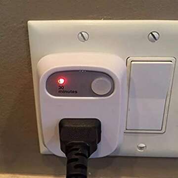 Safe & Easy 30 Minute Outlet Timer for Appliances