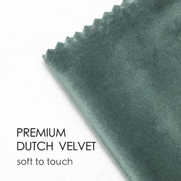 Vitalizart Dusty Green Velvet Ribbon Set for Crafting