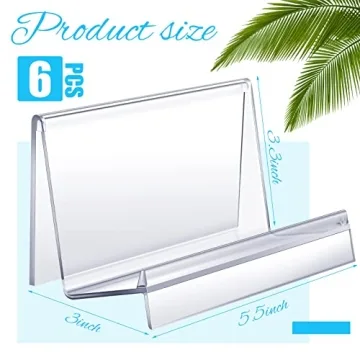 Stylish Acrylic Purse Display Stand Set for Bags and Wallets