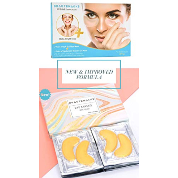 BeauteHacks Under Eye Treatment Kit l 24K Gold Eye Masks + Hyaluronic Acid & Collagen Anti-Aging Under Eye Patches to Reduce Dark Circles, Puffy Eyes, Eye Bags, Fine Lines & Wrinkles