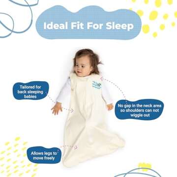 Baby Merlin Magic Dream Sleep Sack - 100% Cotton Wearable Blanket